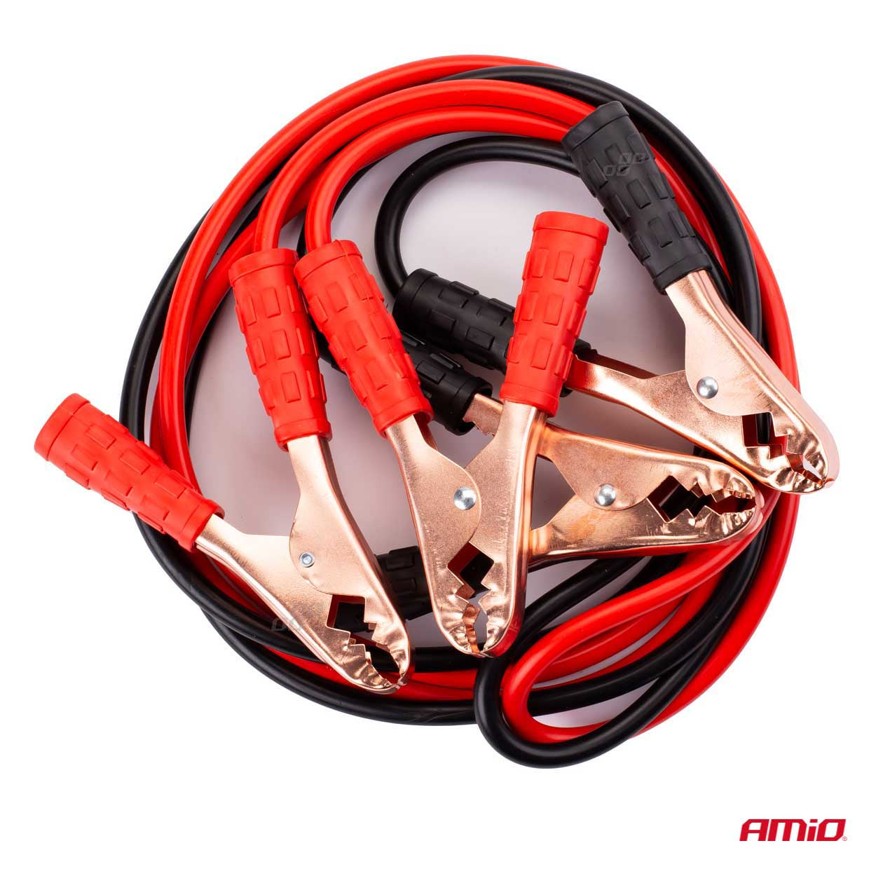 Amio 400A Startkabels met Geïsoleerde Handvatten - 2,5 Meter Kabels