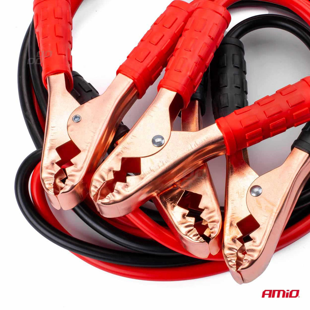 Amio 400A Startkabels met Geïsoleerde Handvatten - 2,5 Meter Kabels