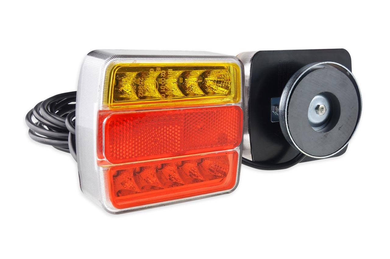 LED aanhanger verlichtingsset - 7-Polig / magnetisch / met reflectoren