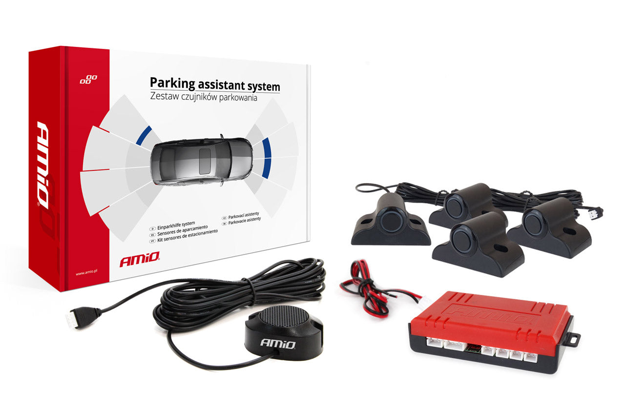 Parkeersensoren Truck met geluid en 4 sensoren (diameter 19mm)