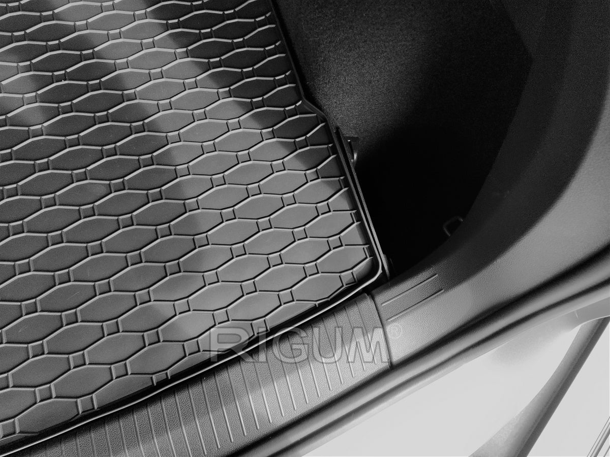Kofferbakmat voor Volkswagen Tiguan 2 (2016-2024), hoge laadvloer - Rubber