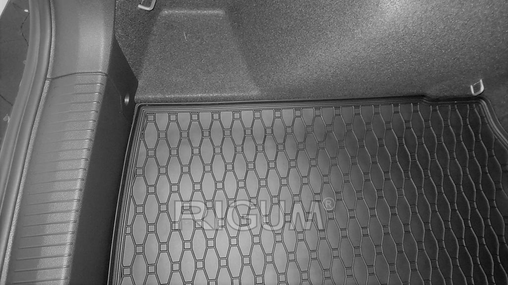 Kofferbakmat voor Volkswagen Tiguan 2 (2016-2024), zonder dubbele laadvloer - Rubber
