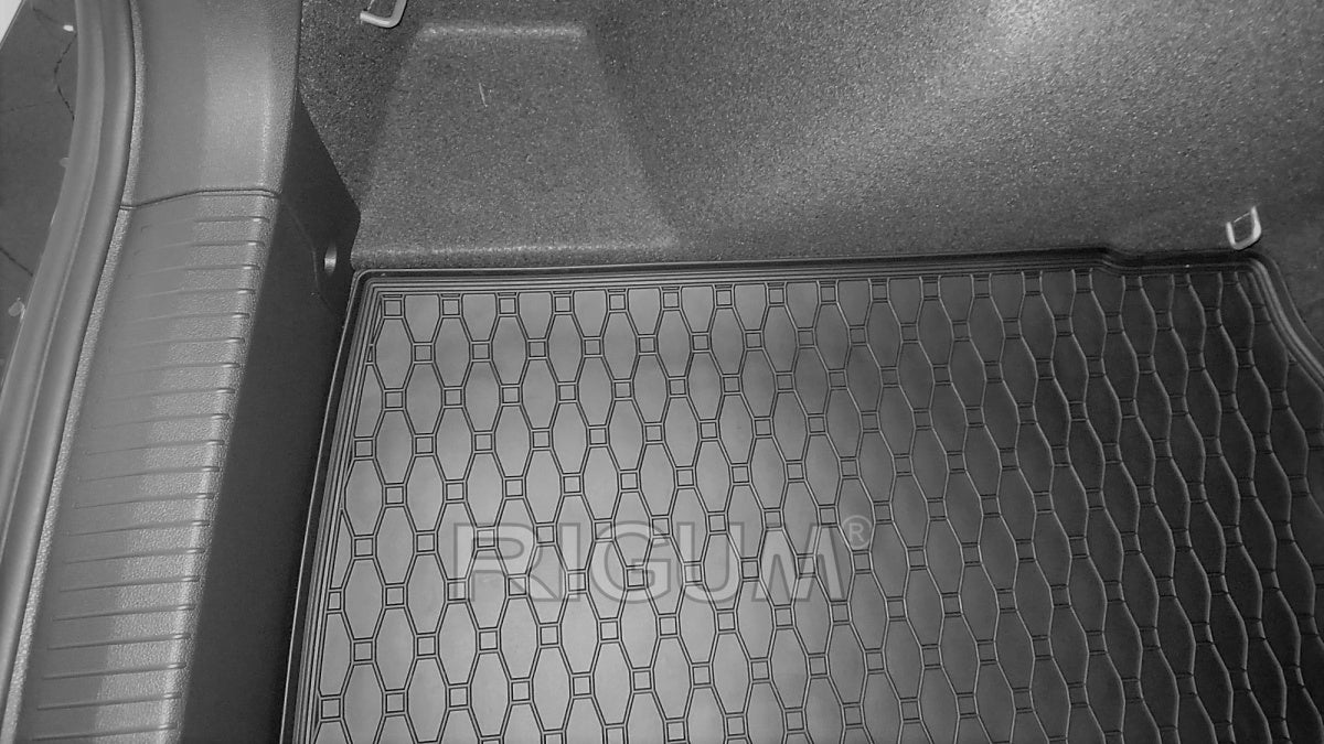 Kofferbakmat voor Volkswagen Tiguan 2 (2016-2024), zonder dubbele laadvloer - Rubber