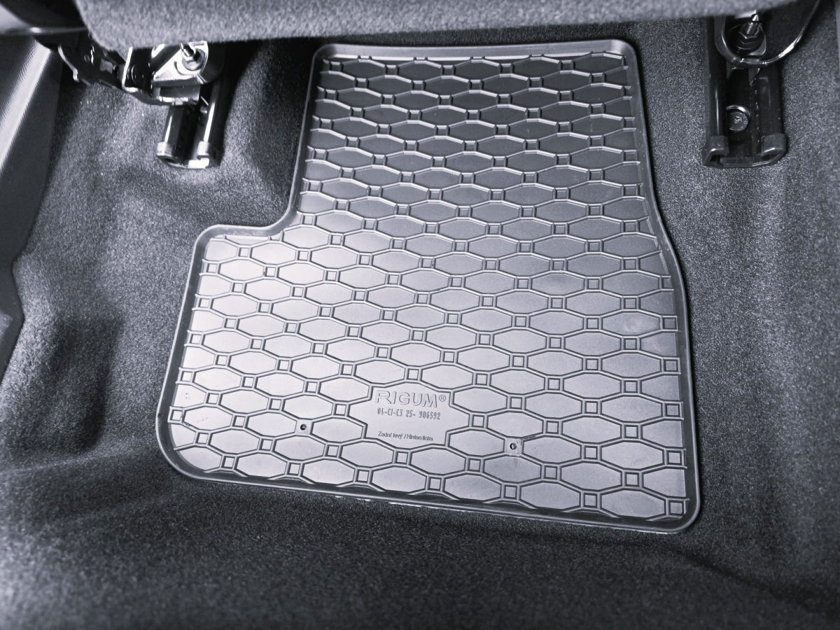 Rubber automatten voor de Citroen C3 Hybrid, Fiat Grande Panda Hybrid (2025-heden) - Rubber - 4-delig - Complete set