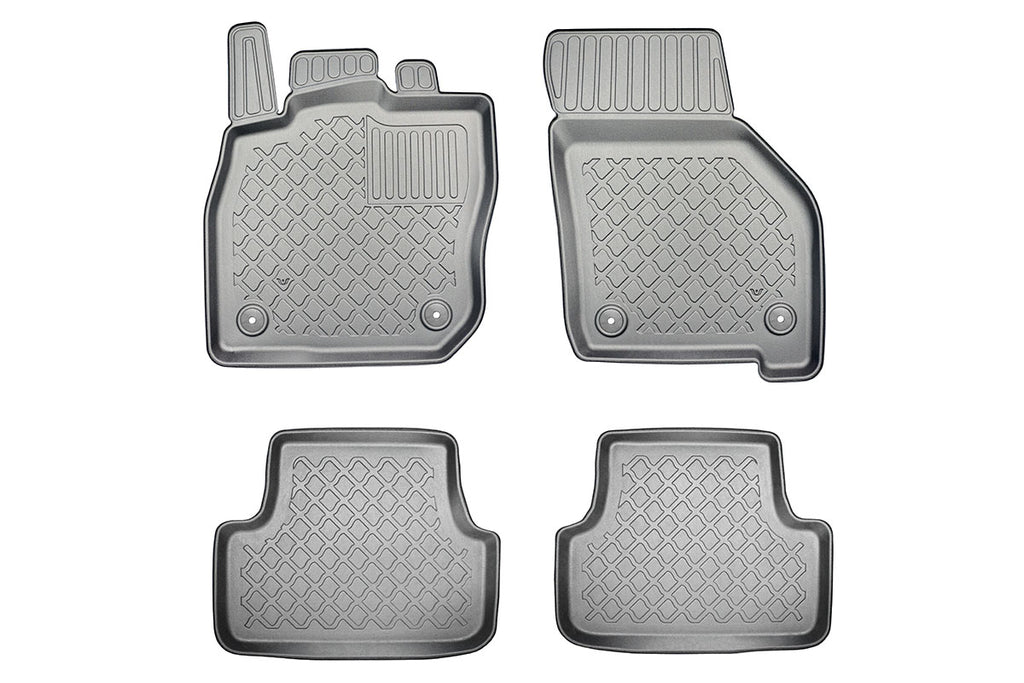 3D Automatten voor Volkswagen Golf 8 mHEV Hatchback (vanaf 11.2020-) - TPE-Rubber - 4-delig