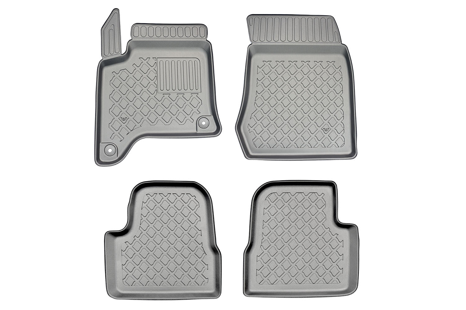 3D Automatten voor Peugeot 208 Hybrid en Opel Corsa F Hybrid (vanaf 2023) - TPE-Rubber - 4-delig