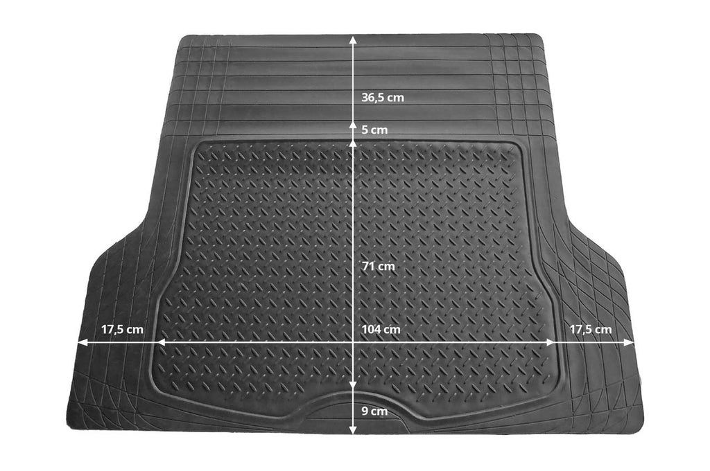 Universele kofferbakmat 137 x 108 cm - Rubber - Universeel