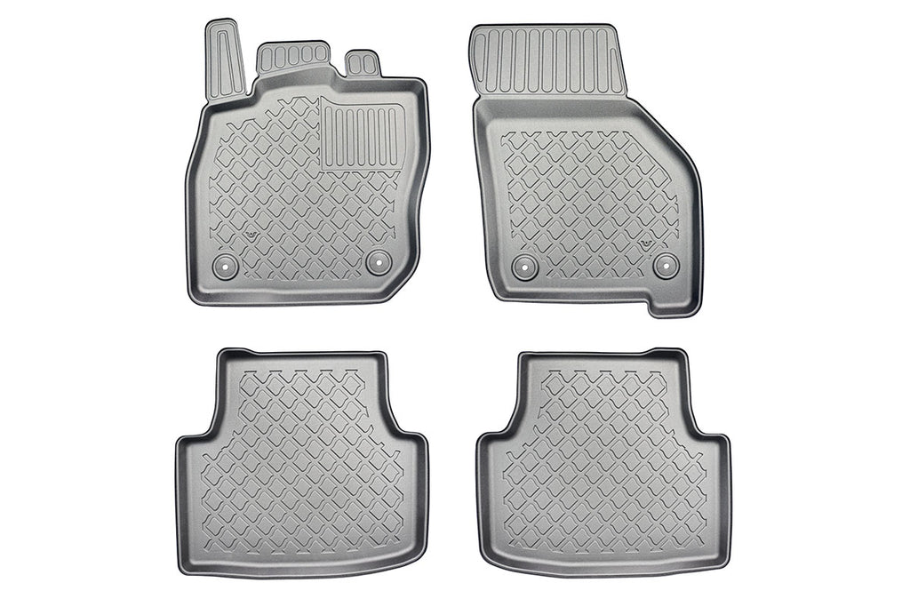 3D Automatten voor Seat Leon 4 (KL) MHEV en Volkswagen Golf 8 Variant MHEV (vanaf 2020-) - TPE-Rubber - 4-delig