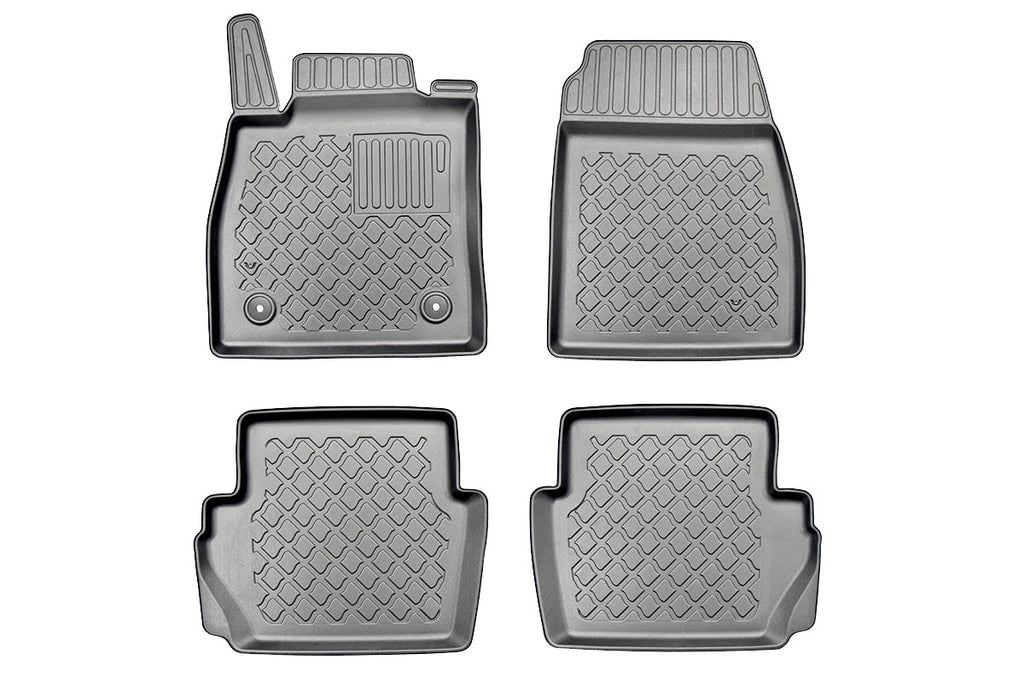 3D Automatten voor Ford Fiesta (vanaf 2017) en Ford Puma (vanaf 2019-) - TPE-Rubber - 4-delig
