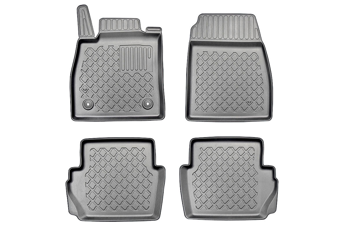3D Automatten voor Ford Fiesta (vanaf 2017) en Ford Puma (vanaf 2019-) - TPE-Rubber - 4-delig