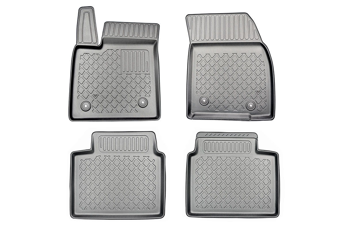 3D Automatten voor Ford Focus MK3 (vanaf 2018-) - TPE-Rubber - 4-delig