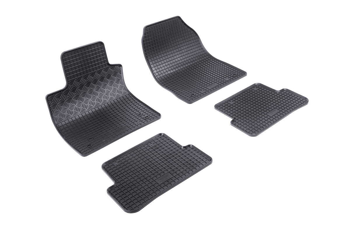 Automatten voor Renault Clio 3 (2005-2012), Renault Clio 4 (2012-2019-), ook Grandtour - 4-delig - Rubber