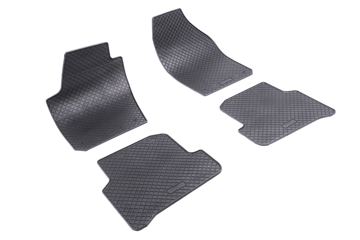 Rubber automatten voor de Skoda Fabia 3 (NJ) (8/2014-11/2022) - Rubber - 4-delig - Complete set