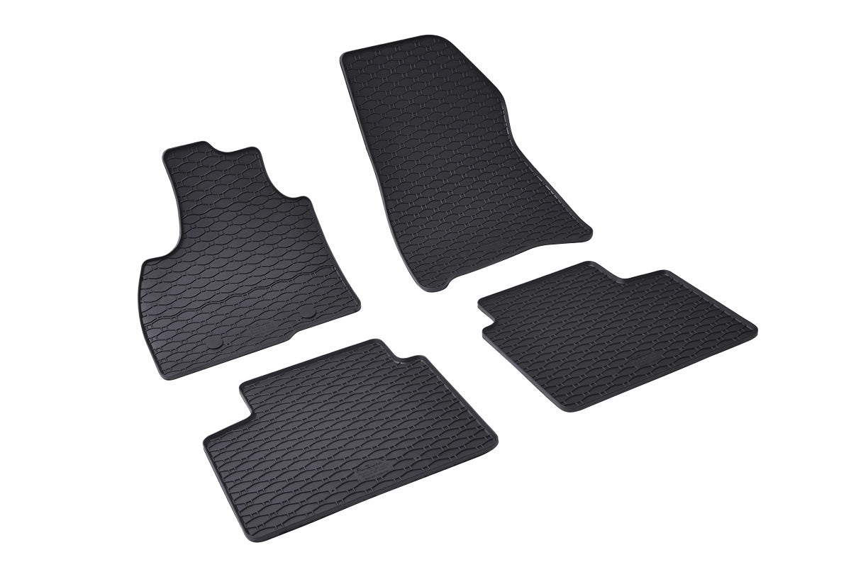 Rubber automatten voor de Dacia Bigster MHEV/LPG (2025-heden) - Rubber - 4-delig - Complete set