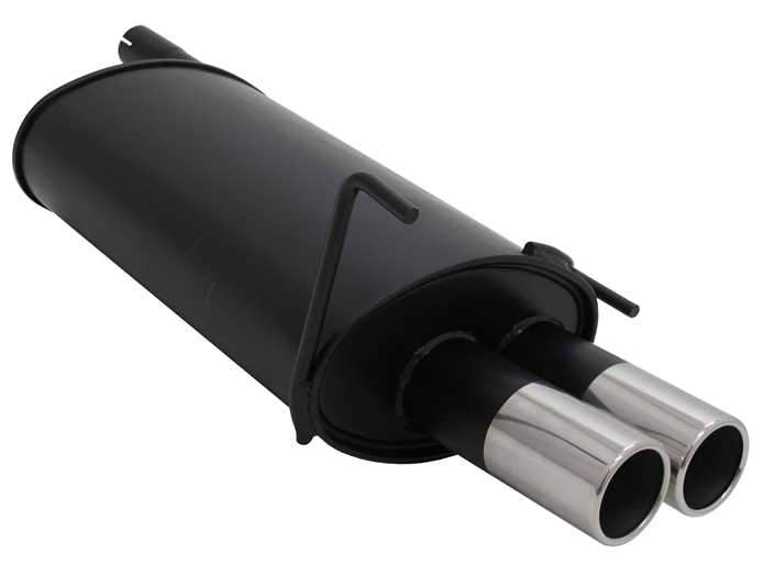 Novus einddemper voor Mercedes C-Klasse - CLK-Klasse 2x76 mm - M-Design