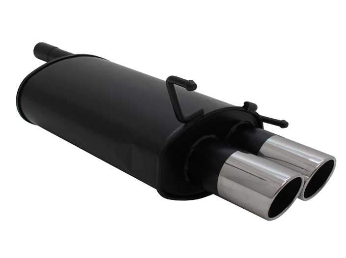 Novus einddemper voor Mercedes C-Klasse - CLK-Klasse 2x90 mm - SR-Design