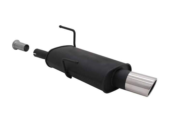 Novus einddemper voor Peugeot 206, 206CC - 1x90 mm - SR-Design