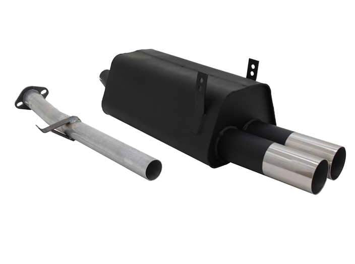 Novus einddemper voor Bmw 3-Serie E36 Sedan, Coupe, Cabrio, Touring (316i / 318i)  - 2 x 76mm - RL-Design