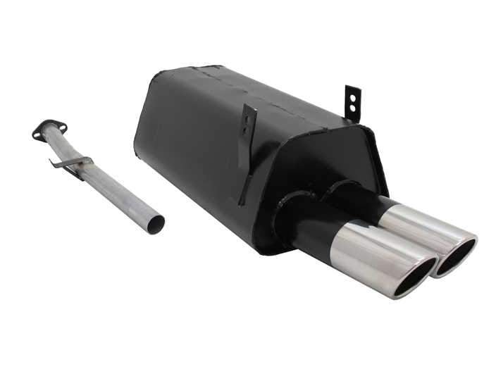 Novus einddemper voor Bmw 3-Serie E36 Sedan, Coupe, Cabrio, Touring (316i / 318i)  - 2 x 76mm - SR-Design