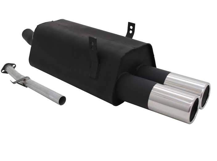 Novus einddemper voor Bmw 3-Serie E36 Sedan, Coupe, Cabrio, Touring (316i / 318i)  - 2 x 90mm - M-Design