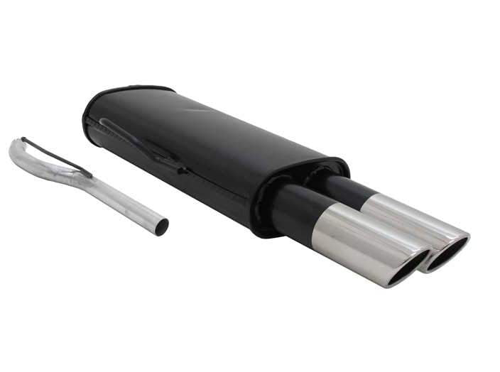 Novus einddemper voor Vw Passat Sedan, Passat Station (35i) - 2 x 76mm - SR-Design