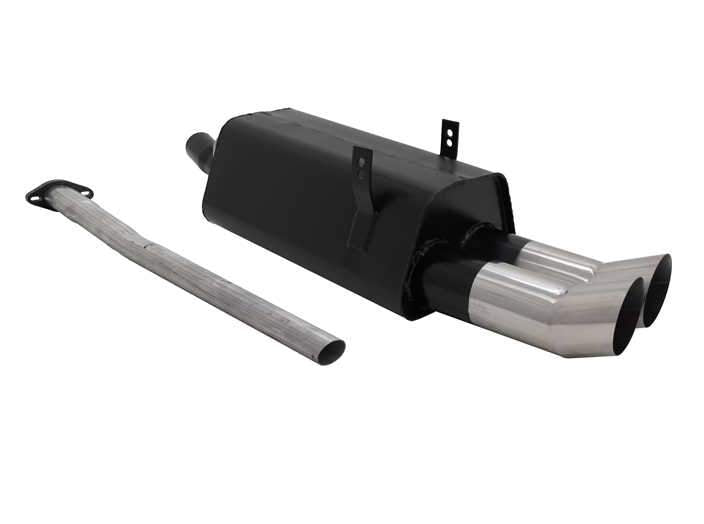 Novus einddemper voor Bmw 3-Serie E36 Sedan, Coupe, Cabrio, Touring (320i / 320i 24V / 323i)  - 2 x 90mm - DTM