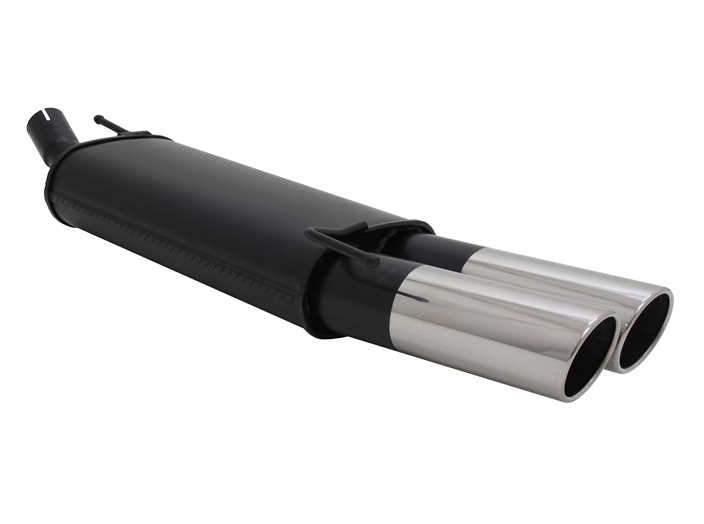 Novus einddemper voor Vw Golf 3, Golf 4 Cabrio - 2x90 mm - SR-Design