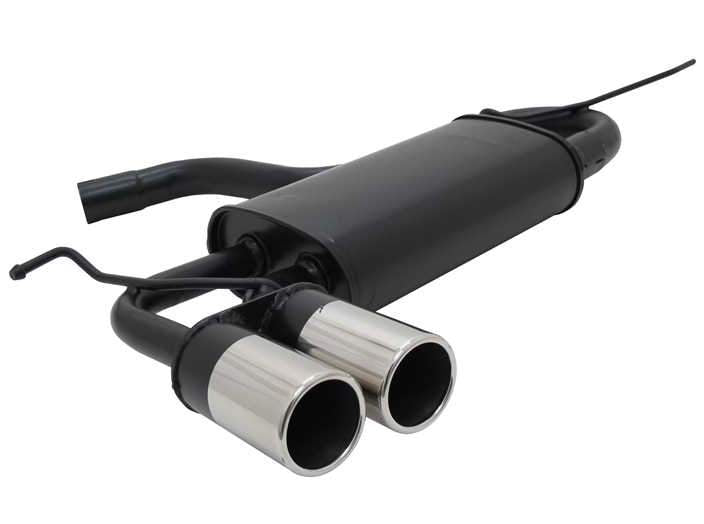Novus einddemper voor Audi A3 8P, Vw Golf 5, Golf 6, Scirocco - 2x76 mm - M-Design