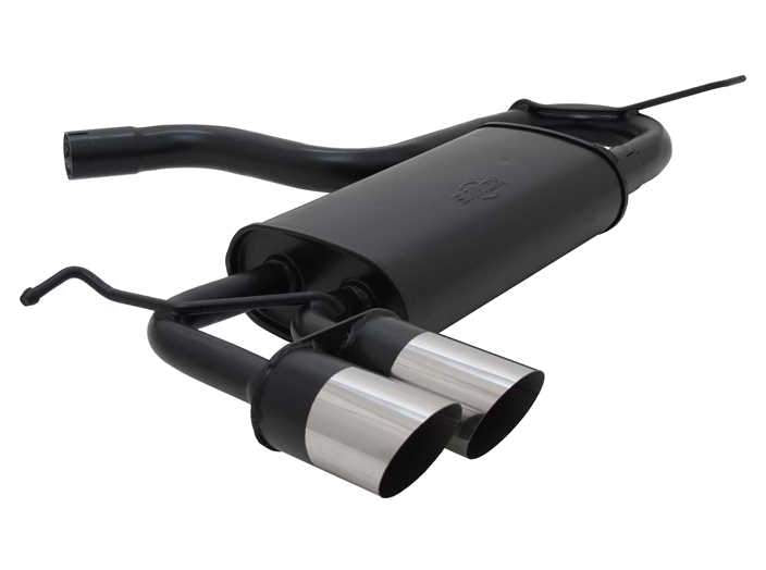 Novus einddemper voor Audi A3 8P, Vw Golf 5, Golf 6, Scirocco - 2x76 mm - MS-Design