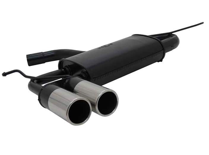 Novus einddemper voor Audi A3 8P Sportback, Seat Leon 1P - 2x76 mm - M-Design