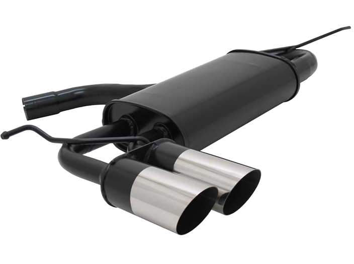 Novus einddemper voor Audi A3 8P Sportback, Seat Leon 1P - 2x76 mm - MS-Design