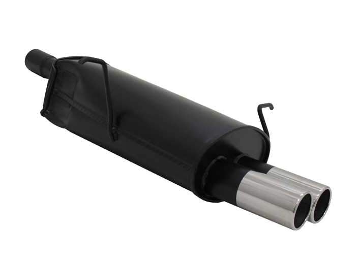 Novus einddemper voor Bmw 3-Serie E46 - 2x76 mm - M-Design