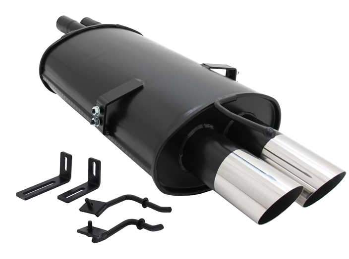 Novus einddemper voor Bmw 3-Serie E46 Sedan, Coupe, Touring - 2x76 mm - MS-Design
