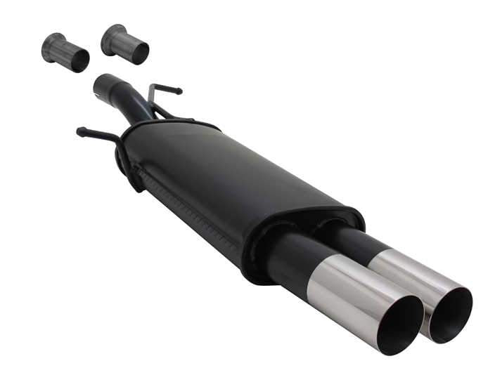 Novus einddemper voor Citroen C4, Peugeot 307 - 2x76 mm - RL-Design