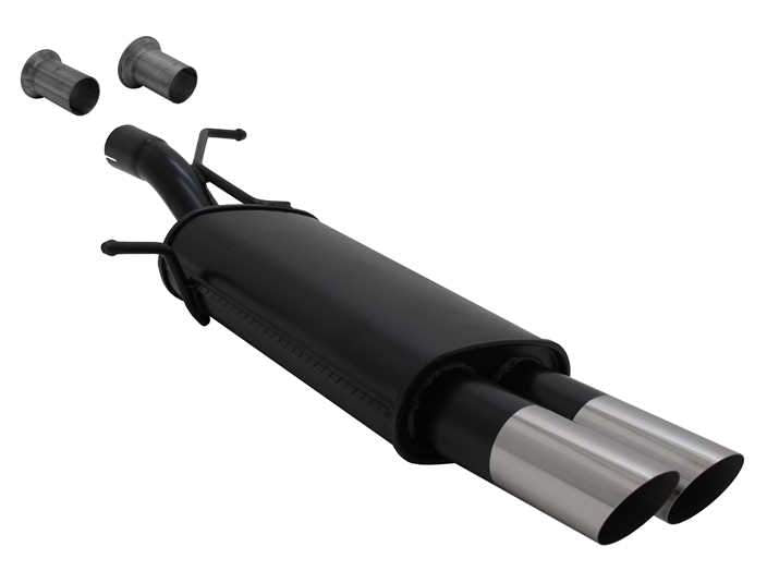 Novus einddemper voor Citroen C4, Peugeot 307 - 2x76 mm - MS-Design