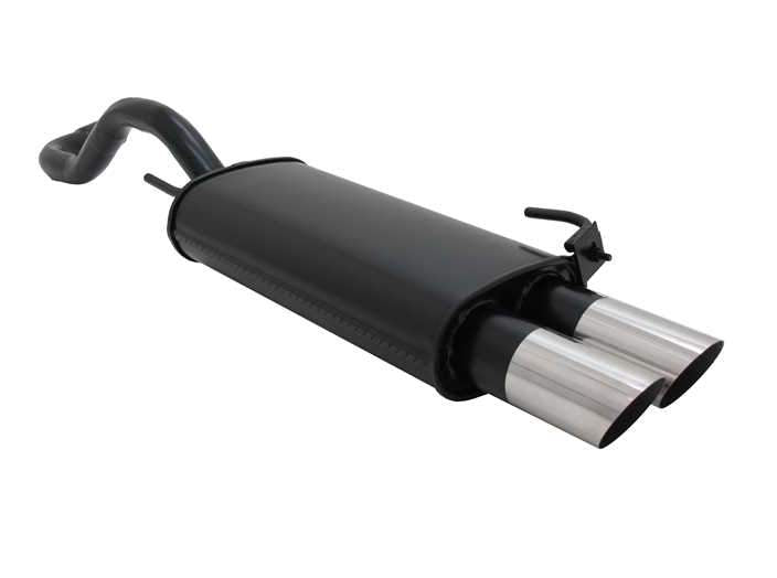 Novus einddemper voor VW Polo 6N/6N2 1994-2001 - 2x76 mm - MS-Design