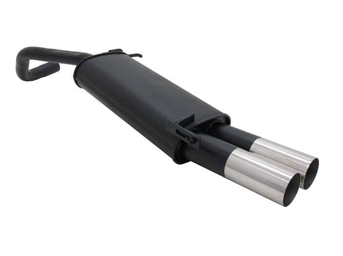 Novus einddemper voor Vw Polo 5, Polo 5 Facelift - 2x76 mm - RL-Design