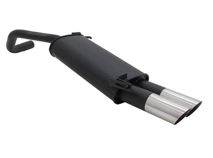 Novus einddemper voor Vw Polo 5, Polo 5 Facelift - 2x76 mm - MS-Design