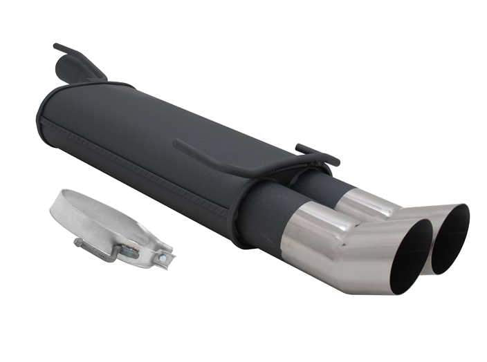Novus einddemper voor Opel Astra F, Kadett E - 2 x 90mm - DTM