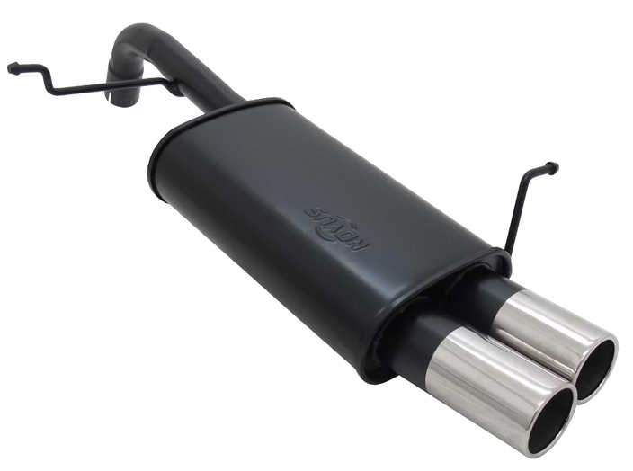 Novus einddemper voor Ford Fiesta MK7 vanaf 2008 - 2x76 mm - M-Design