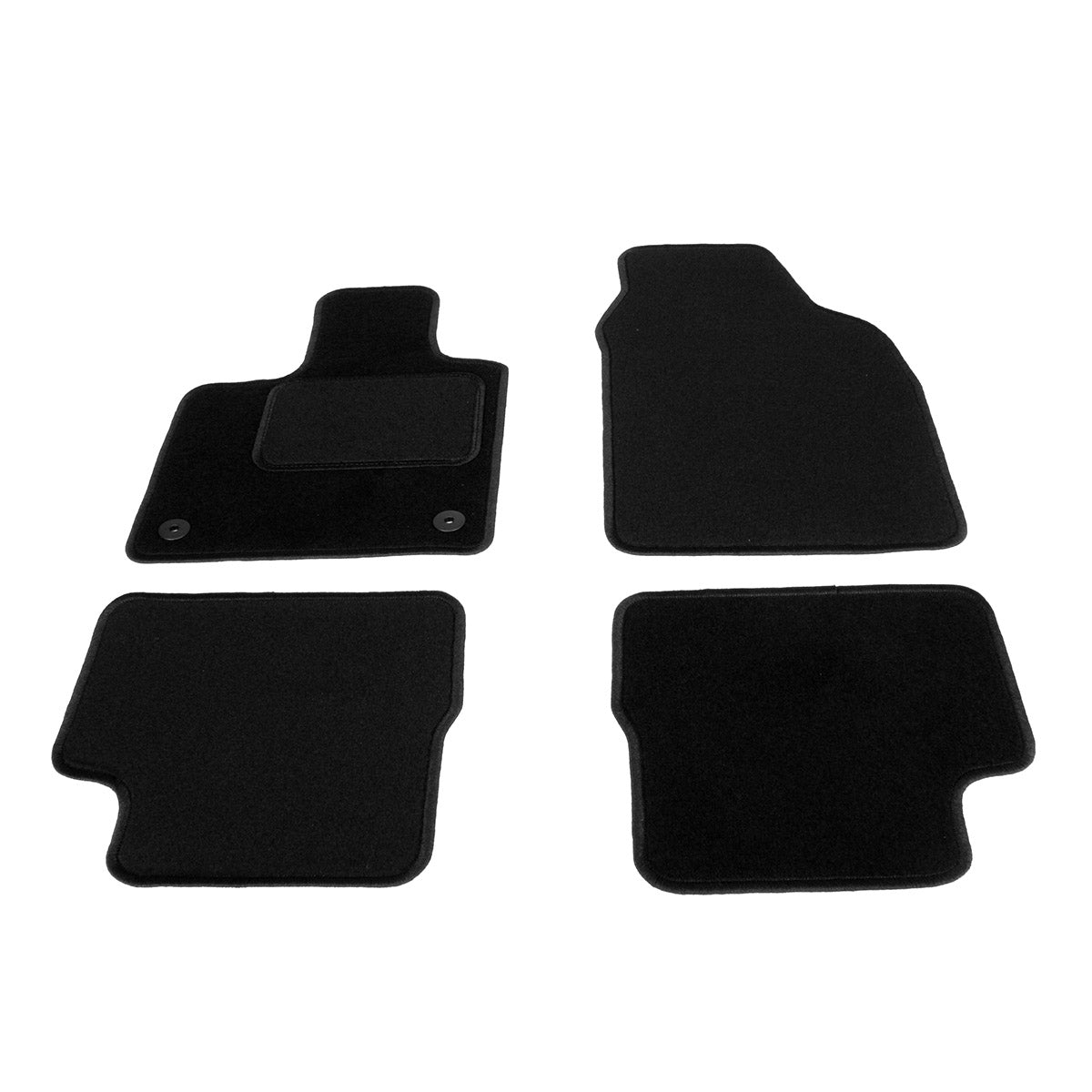 Automatten voor Fiat 500E (vanaf 2019) - Naaldvilt - 4-delig - Complete set