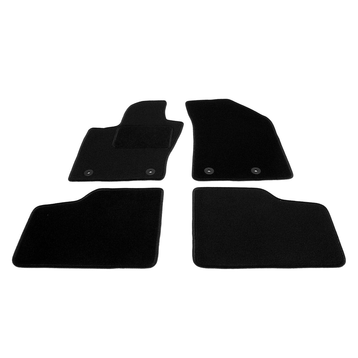 Automatten voor Jeep Compass 2 (vanaf 2016) - Naaldvilt - 4-delig - Complete set