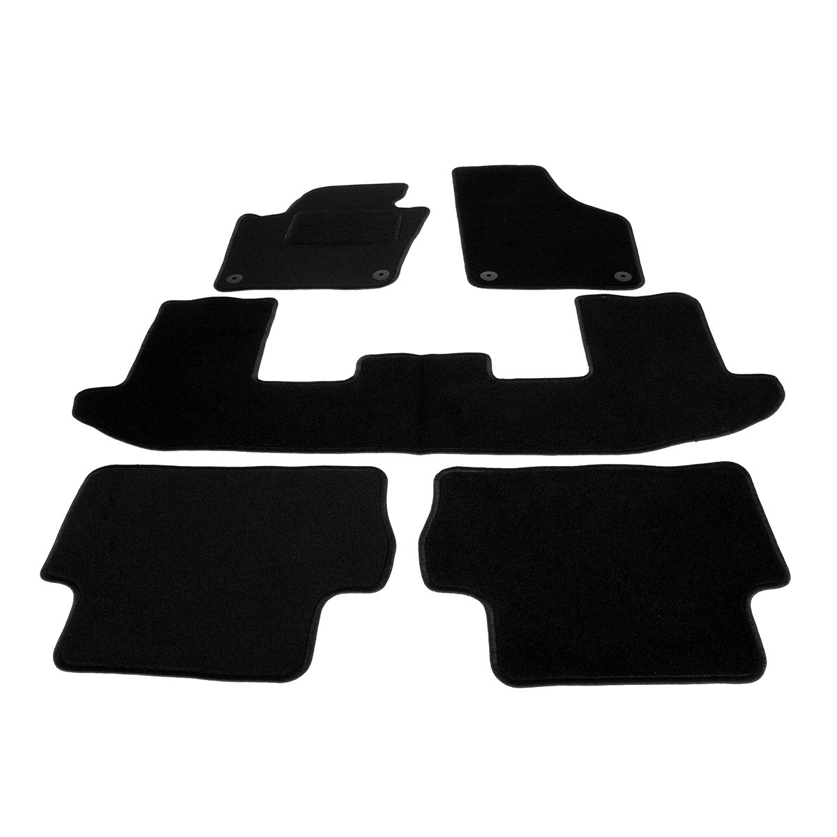 Automatten voor Seat Alhambra 7-zits (2010-2020) - Naaldvilt - 5-delig - Complete set