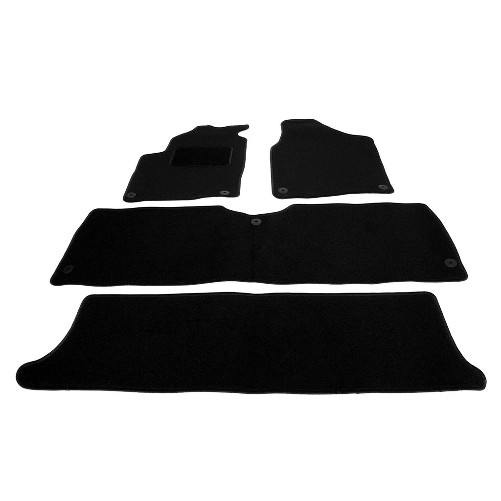 Automatten voor Seat Alhambra (1996-2010) VW Sharan (1994-2010) Ford Galaxy (1995-2000) - Naaldvilt - 4-delig - Complete set