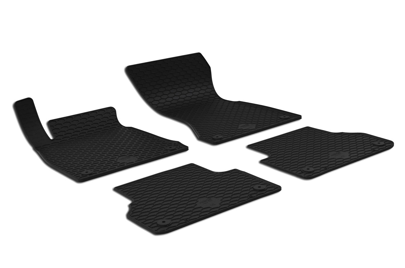 Rubber automatten voor Audi A4 B9 (2015-2024), Audi A5 B9 (2016-2024) - Rubber - 4-delig - Complete set
