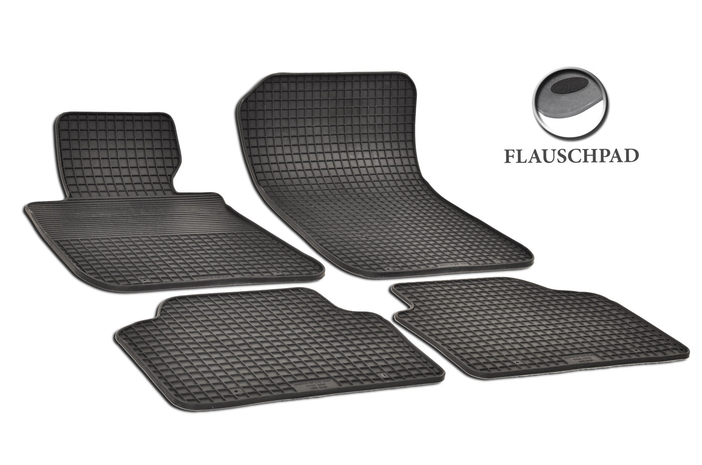 Rubber automatten voor BMW 3-serie E90/E91 2004-2013 - Rubber - 4-delig - Complete set