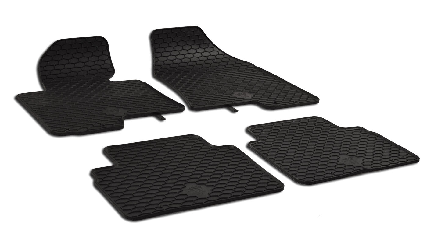 Rubber automatten voor Kia Sportage 2010-2016 en Hyundai ix35 2010-2014 & vanaf 2014 - Rubber - 4-delig - Complete set