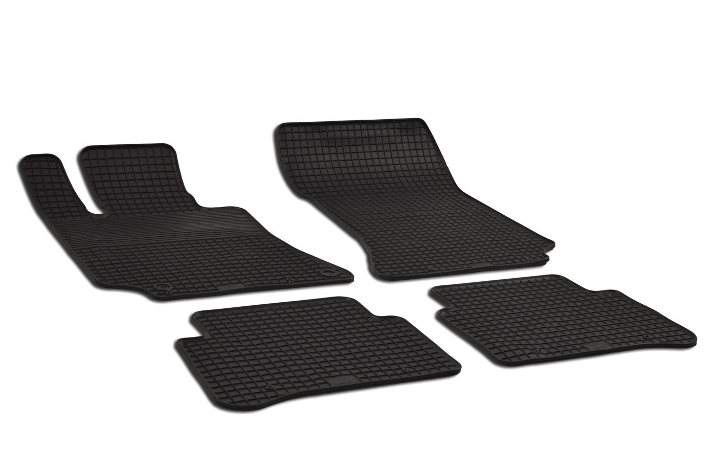 Rubber automatten voor Mercedes W212 E-Klasse 2009-2016 - Rubber - 4-delig - Complete set