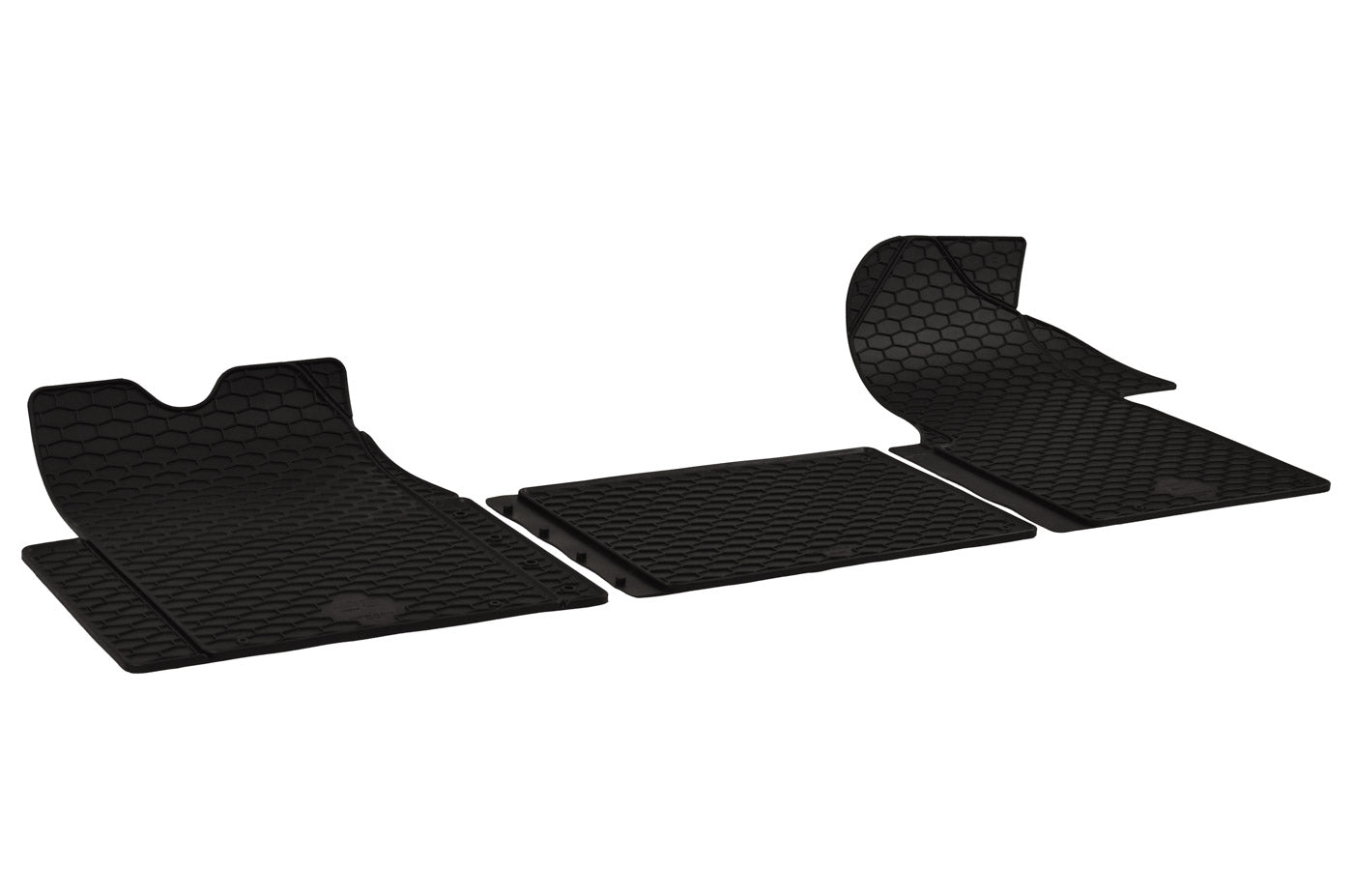 Rubber automatten voor Opel MOVANO, Renault Master, Nissan NV400 - Rubber - 4-delig - Complete set