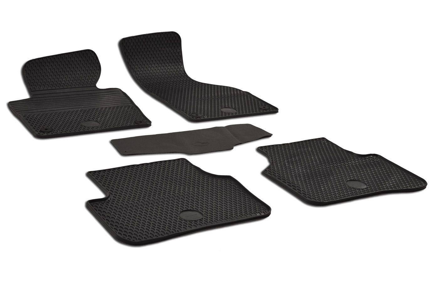Rubber automatten voor VW Passat B6 & B7 van 2005-2014 - Rubber - 5-delig - Complete set